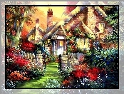 Dom, Ogród, Kwiaty