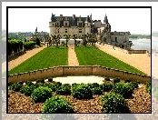 Ogród, Francja, Zamek, Amboise