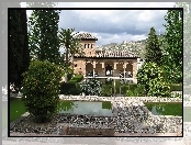 Ogród, Alhambra, Warowny, Zespół, Pałacowy