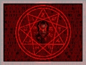 twarz, Legacy Of Kain Soul Reaver, logo, gwiazda, okrąg
