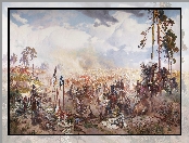 Malarstwo, Tadeusz Popiel, Zygmunt Rozwadowski, Obraz olejny, Panorama bitwy pod Grunwaldem