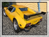 Żółty, Zabytkowy, De Tomaso Pantera, 1971