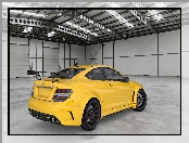 Żółty, Mercedes-Benz C63 AMG Coupe