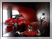 Czerwony, Opel Adam