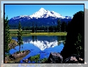 Oregon, Jezioro, Sparks, Nieczynny, Wulkan