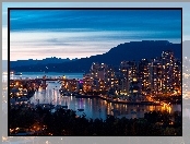 Oświetlone, Kanada, Miasto, Vancouver