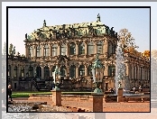 Pałac, Schloss Zwinger, Drezno, Niemcy