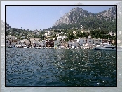 Panorama, Włochy, Miasta, Capri