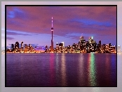 Toronto, Panorama, Noc