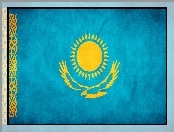 Flaga, Państwa, Kazachstan
