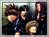 Saiyuki, papierosy, chłopaki