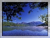 Park, Rzeka, Góry, Lasy, Montana