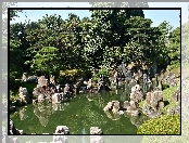 Park Pamięci, Hiroszima, Staw, Kamienie