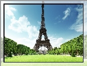 Budowla, Paryż, Wieża Eiffla, Konstrukcja, Francja, Budynek