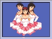 Perfect Blue, sukienki, kobiety, kokarda