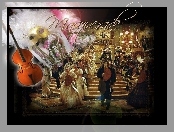 skrzypce, Phantom Of The Opera, bal, maski, postacie