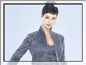Piękna, Żakiet, Morena Baccarin, Szary
