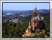 Piękna, Drachenburg, Panorama, Miasta