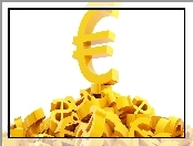 Pieniądze, Symbol, Euro, Dolary