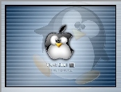 pingwin, Linux, jabłko, grafika