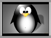 Linux, pingwin, grafika