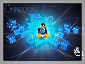 Linux, Klocki, Pingwin