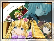 piórko, Rozen Maiden, zdjęcia, ludzie, róża