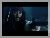 Piraci Z Karaibów, pistolet, Johnny Depp