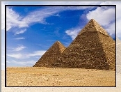 Piramidy, Pustynia
