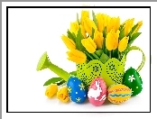 Wielkanoc, Pisanki, Tulipany