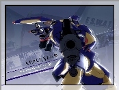 Appleseed, pistolet, robot