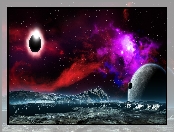 Planety, Kosmos, Grafika 3D