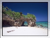 Plaża, Skalny, Morze, Tunel