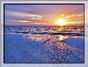 Morze, Plaża, Słońce