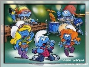 Smerfy, Mikrofon, Płyty, The Smurfs, Muzykalne, Smerfy, Perkusja