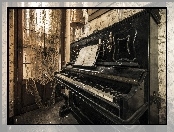 Pokój, Nuty, Wnętrze, Pianino