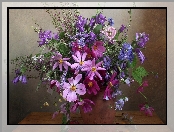 Kwiaty, Bukiet, Kolorowe, Polne