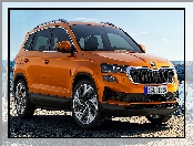 Pomarańczowa, Skoda Karoq