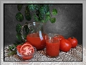Pomidory, Pomidorowy, Dzbanek, Sok