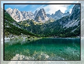 Austria, Porośnięte, Góry, Mieming Range, Jezioro Seebensee