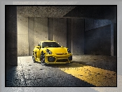 Porsche Cayman GT4, Żółte, Przód