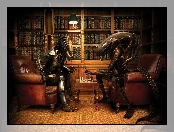 Predator, Biblioteka, Alien, Szachy
