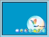 motyl, domek, Programy MSN, grafika