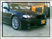 Przód, E46, Czarny, BMW 3