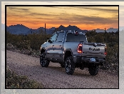 Dodge Ram 1500, Zachód Słońca, Rebel, Droga