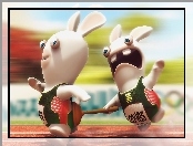 Rayman Raving Rabbids, Króliki, Wyścig