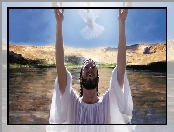 Jezus, Ręce, Gołąb
