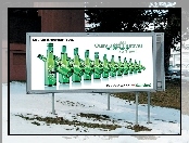 Reklama, Ogłoszeniowa, Heineken, Tablica
