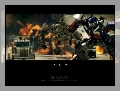 Transformers, wybuch, roboty