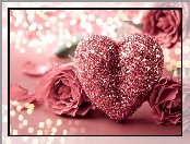 Walentynki, Róże, Serce